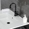 Kingston Brass VWP3122A0 31" Ceramic Console Sink (1-Hole), White/Matte Black VWP3122A0 - alternate 7